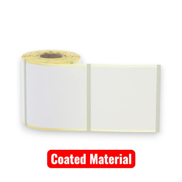 Picture of 185 Labels 50.8 x 50.8mm Paper Coated Direct Thermal Perm